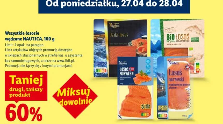 Łosoś wędzony Nautica Łosoś Norweski