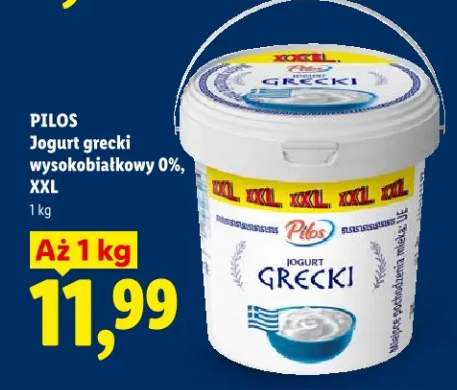 Jogurt grecki wysokobiałkowy 0% XXL Pilos