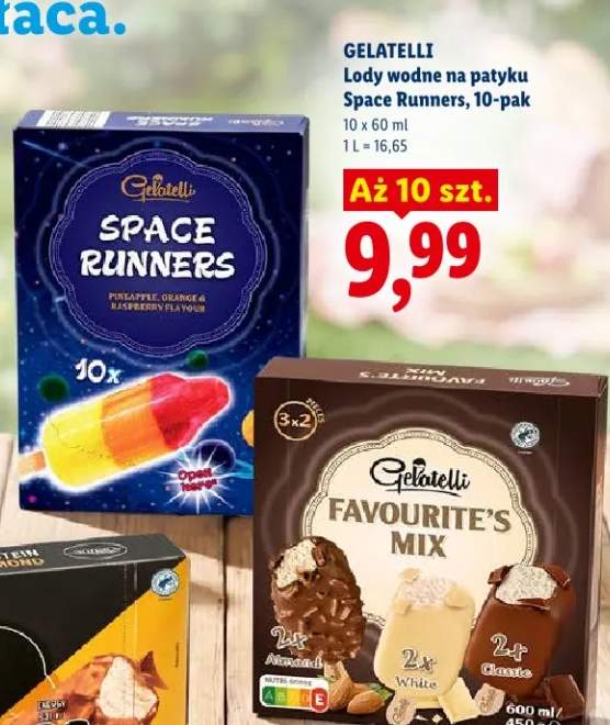 Mix lodów na patyku Favourite's Mix Gelatelli