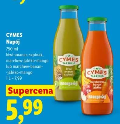 Napój marchew-banan-jabłko-mango Cymes
