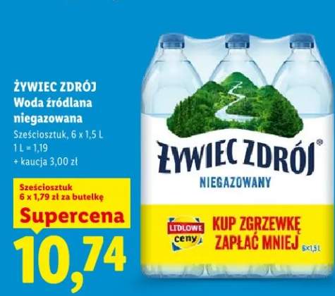 Woda źródlana niegazowana Żywiec Zdrój