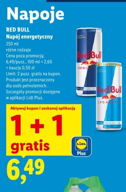 Napój energetyczny Red Bull