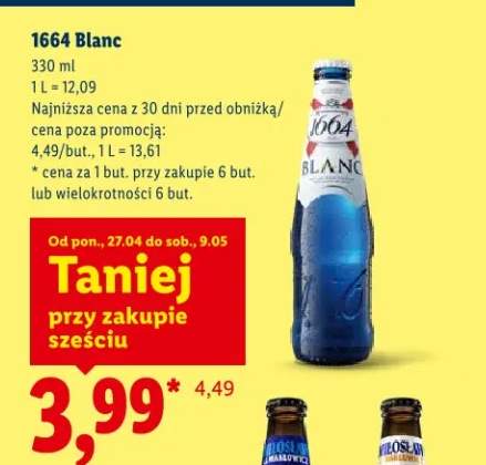 Piwo 1664 Blanc