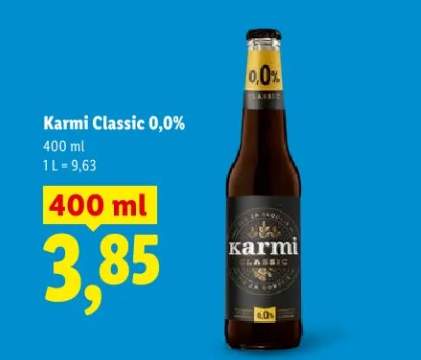 Piwo bezalkoholowe Karmi Classic 0,0%