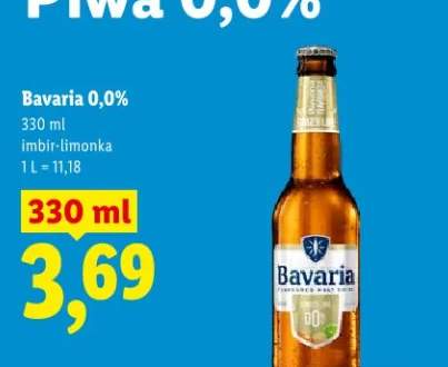Piwo bezalkoholowe Bavaria 0,0% imbir-limonka