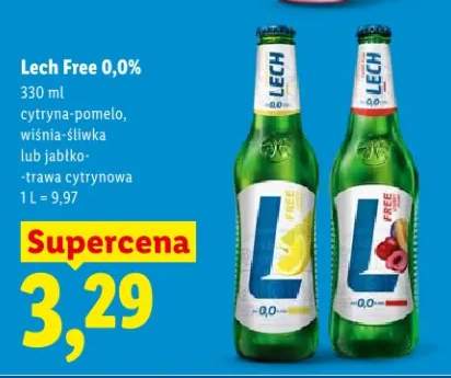 Piwo bezalkoholowe Lech Free 0,0% wiśnia-śliwka