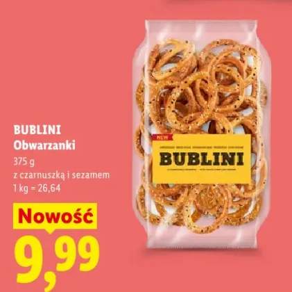 Obwarzanki z czarnuszką i sezamem Bublini