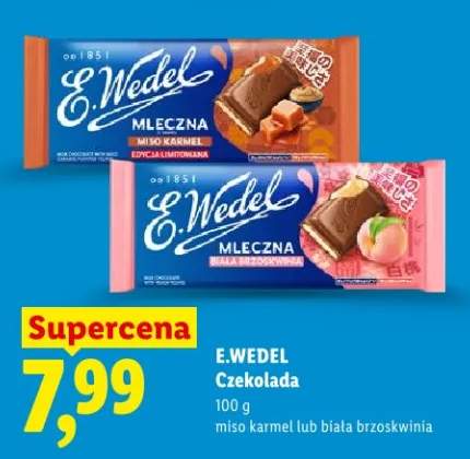 Czekolada mleczna miso karmel E.Wedel
