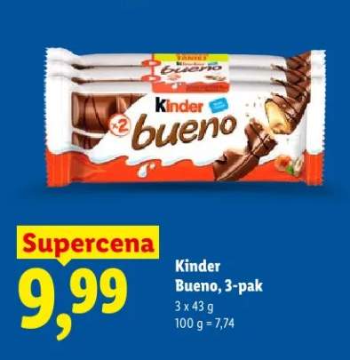 Baton Kinder Bueno 3-pak