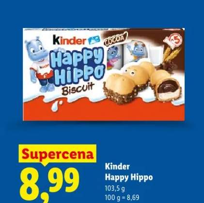 Biszkopty Kinder Happy Hippo