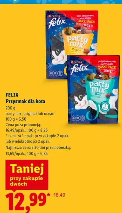 Przysmak dla kota Felix Party Mix Ocean