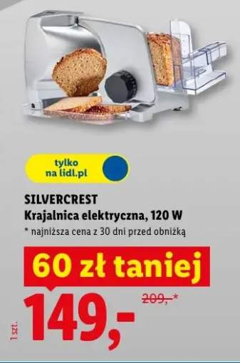 Krajalnica elektryczna SilverCrest 120W