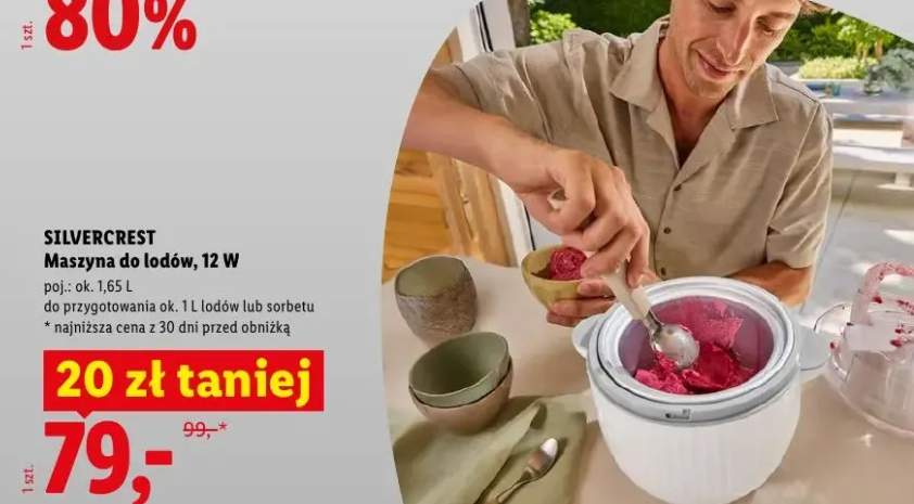 Maszyna do lodów SilverCrest 12W