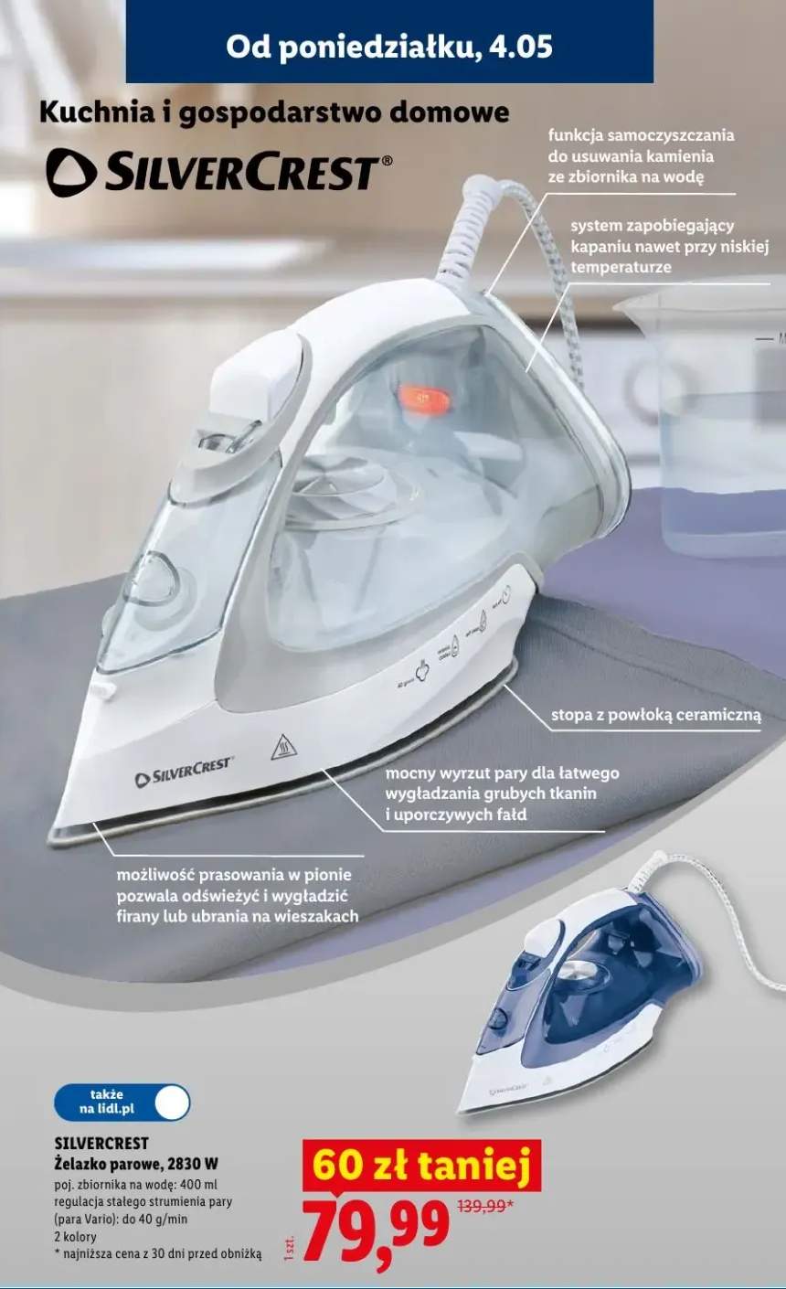 Żelazko parowe SilverCrest 2830W