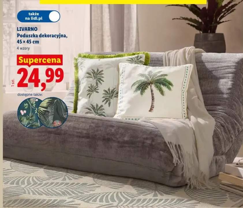 Poduszka dekoracyjna Livarno 45×45cm