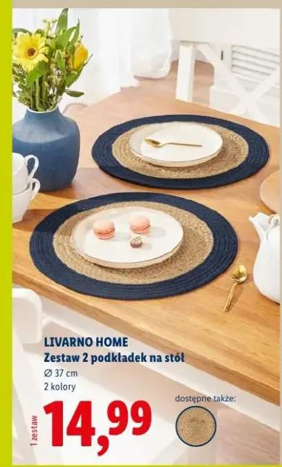 Zestaw 2 podkładek na stół Livarno Home