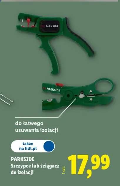 Szczypce lub ściągacz do izolacji Parkside