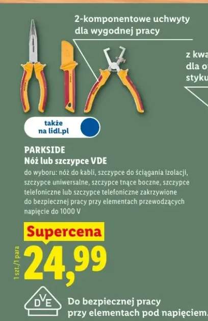 Szczypce VDE Parkside