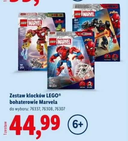 Zestaw klocków LEGO bohaterowie Marvela 76307