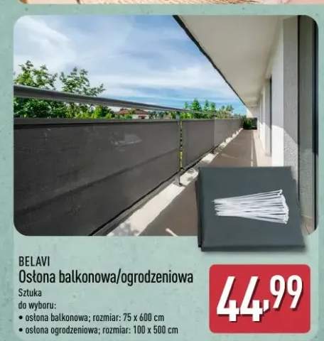 osłona balkonowa