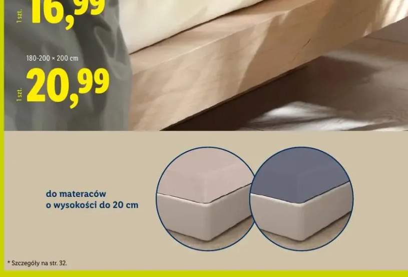 Prześcieradło dżersejowe z gumką Livarno 180-200×200cm