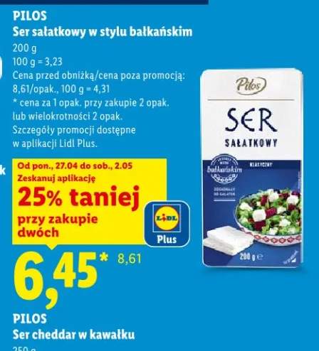 Ser sałatkowy w stylu bałkańskim Pilos