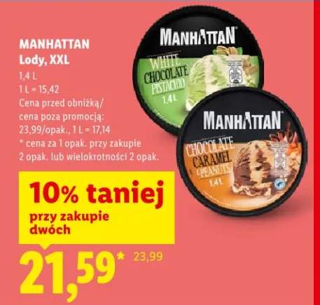 Lody XXL White Chocolate Pistachio Manhattan