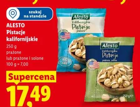 Pistacje kalifornijskie Alesto prażone
