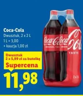 Napój gazowany Coca-Cola dwusztuk