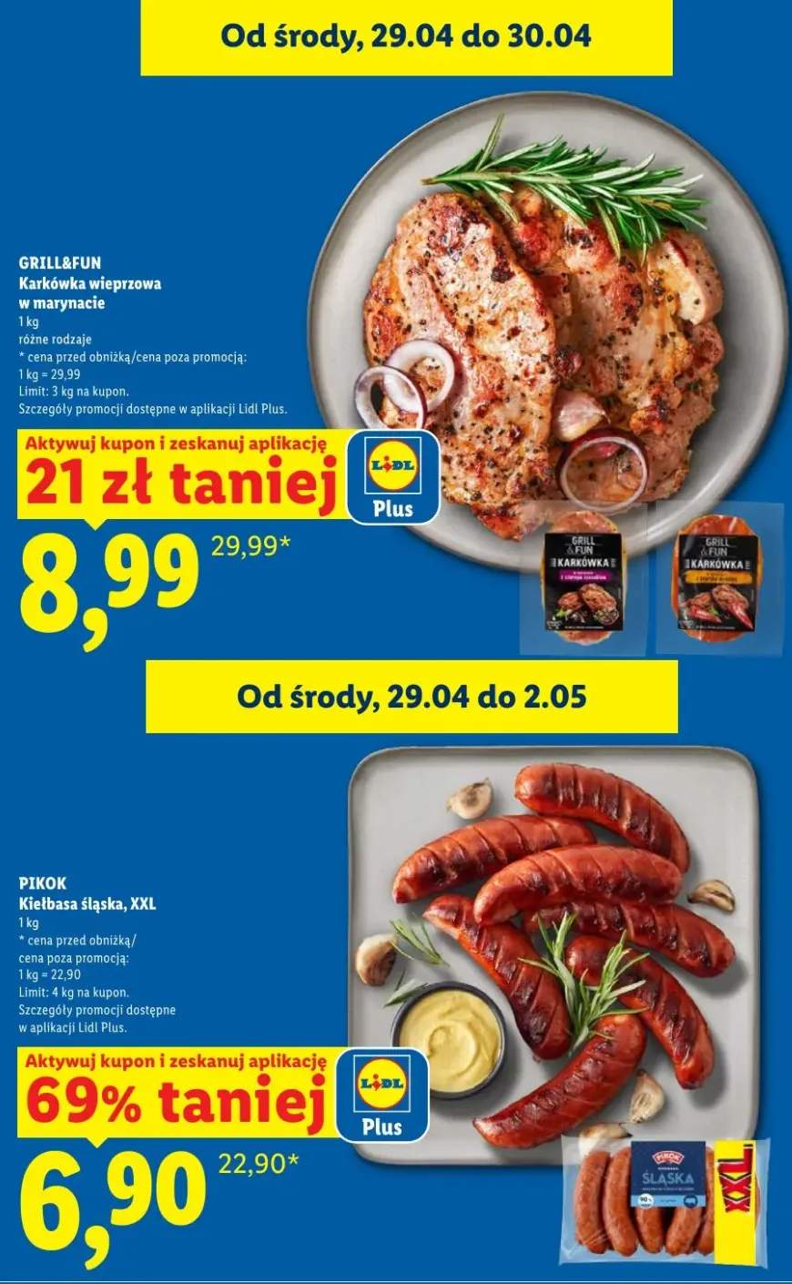 Karkówka wieprzowa w marynacie Grill&Fun