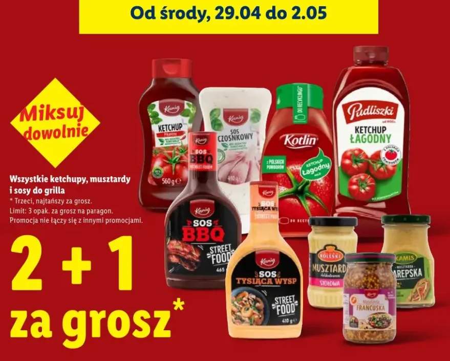 Ketchup łagodny Pudliszki