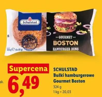 Bułki hamburgerowe Gourmet Boston Schulstad