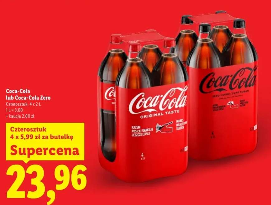 Napój gazowany Coca-Cola Zero