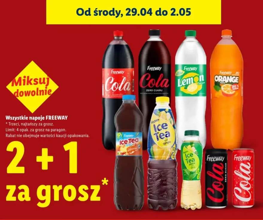 Napój Freeway Cola puszka