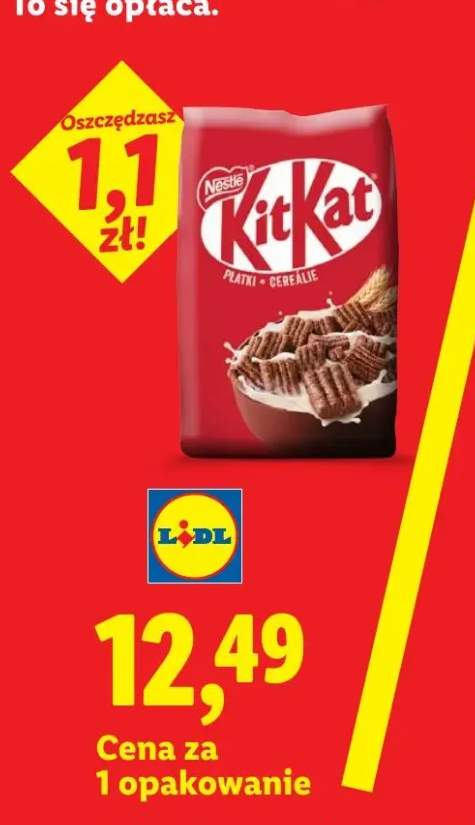 Płatki śniadaniowe KitKat Nestlé