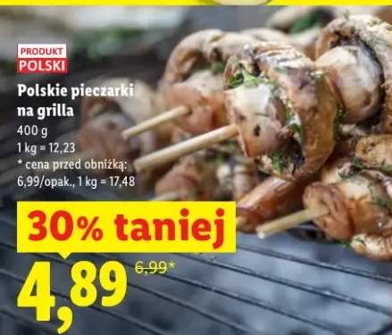 Pieczarki na grilla polskie