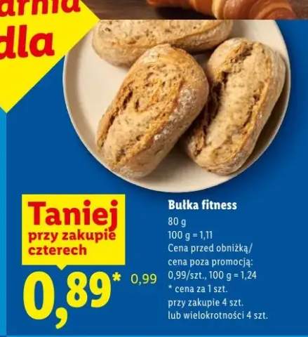 Bułka fitness Piekarnia Lidla