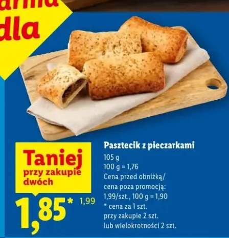 Pasztecik z pieczarkami Piekarnia Lidla
