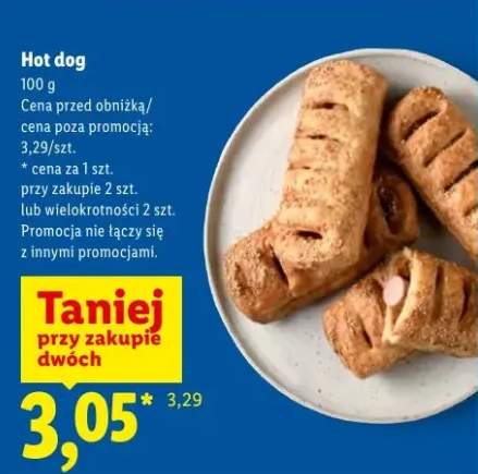 Hot dog Piekarnia Lidla