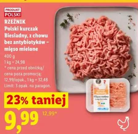 Kurczak polski biesiadny z chowu bez antybiotyków mięso mielone Rzeźnik