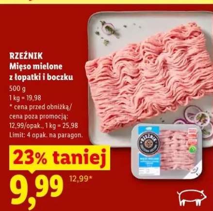 Mięso mielone z łopatki i boczku Rzeźnik