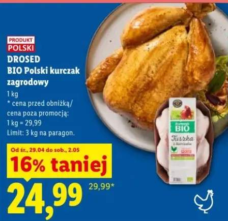 Kurczak zagrodowy BIO polski Drosed