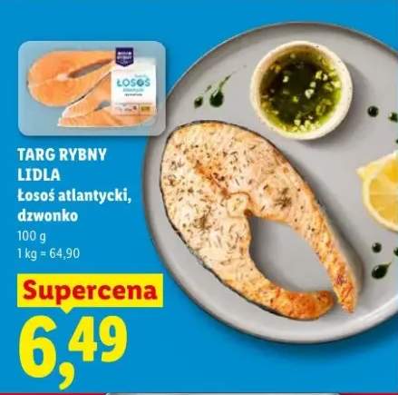 Łosoś atlantycki dzwonko Targ Rybny Lidla