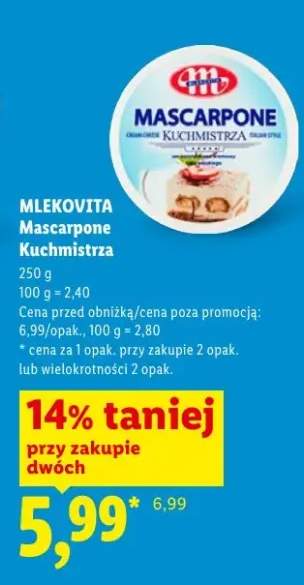 Mascarpone Kuchmistrza Mlekovita