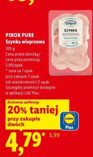 Szynka wieprzowa Pikok Pure