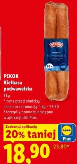 Kiełbasa podwawelska Pikok