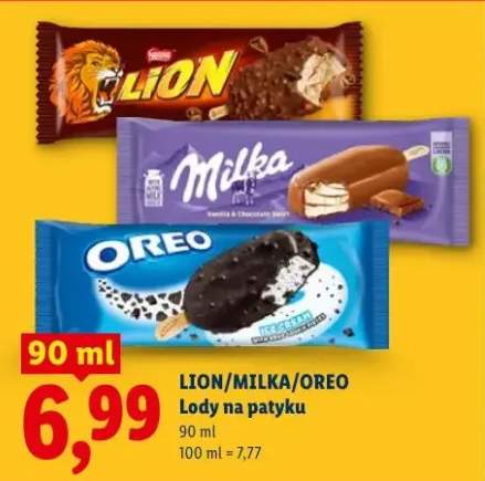 Lody na patyku Oreo