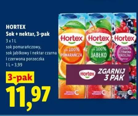 Nektar czarna i czerwona porzeczka Hortex