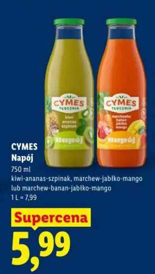 Napój Cymes marchew-jabłko-mango