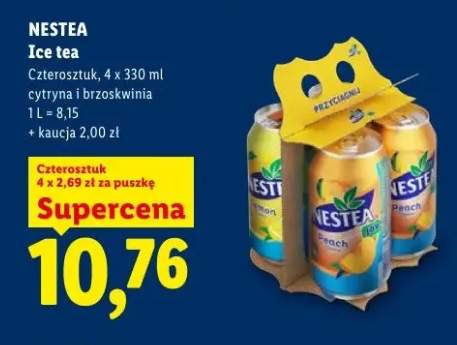 Ice tea Nestea brzoskwinia